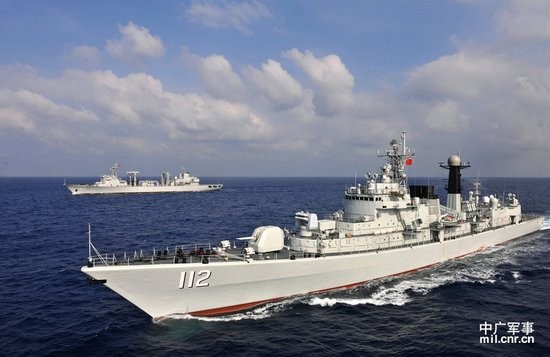 Biên đội hộ tống Trung Quốc làm nhiệm vụ ở vịnh Aden